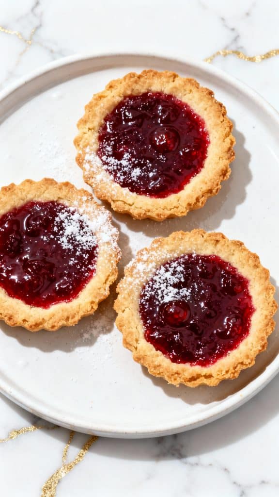 Vegan Raspberry Jam Tarts