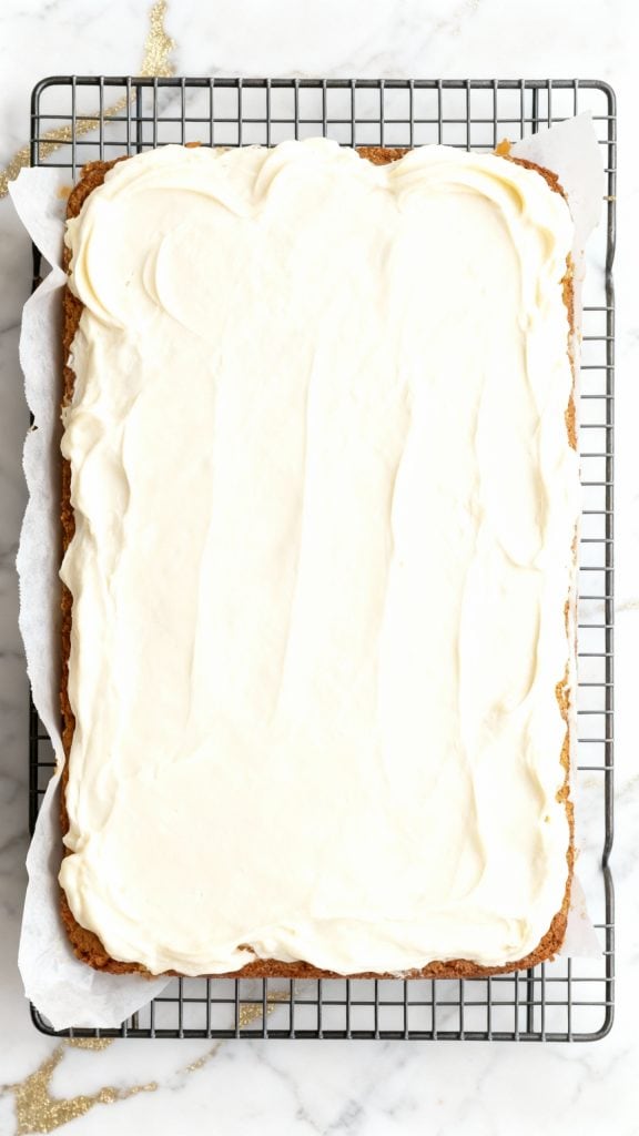 Vegan Carrot Cake Sheet Cake