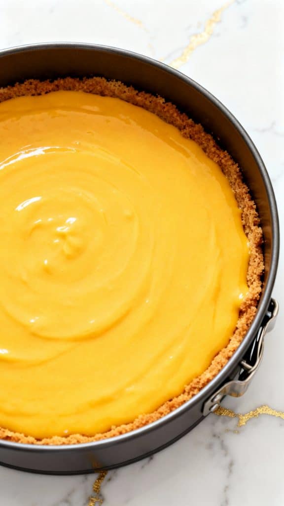 Easy Vegan Mango Cheesecake