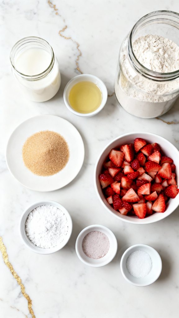 Vegan Strawberry Crumb Cake