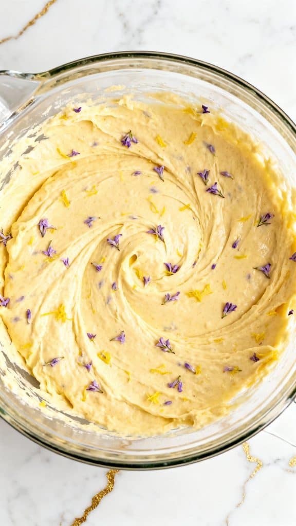 Vegan Lemon Lilac Cake