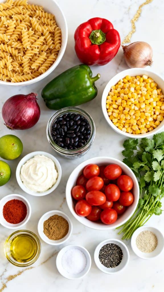 Vegan Southwest Pasta Salad
