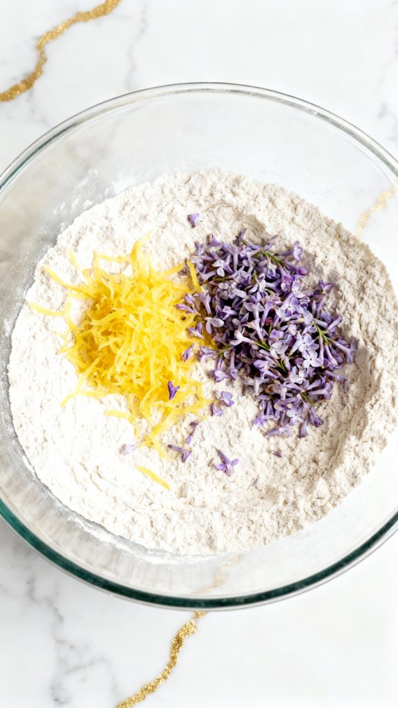 Vegan Lemon Lilac Cake