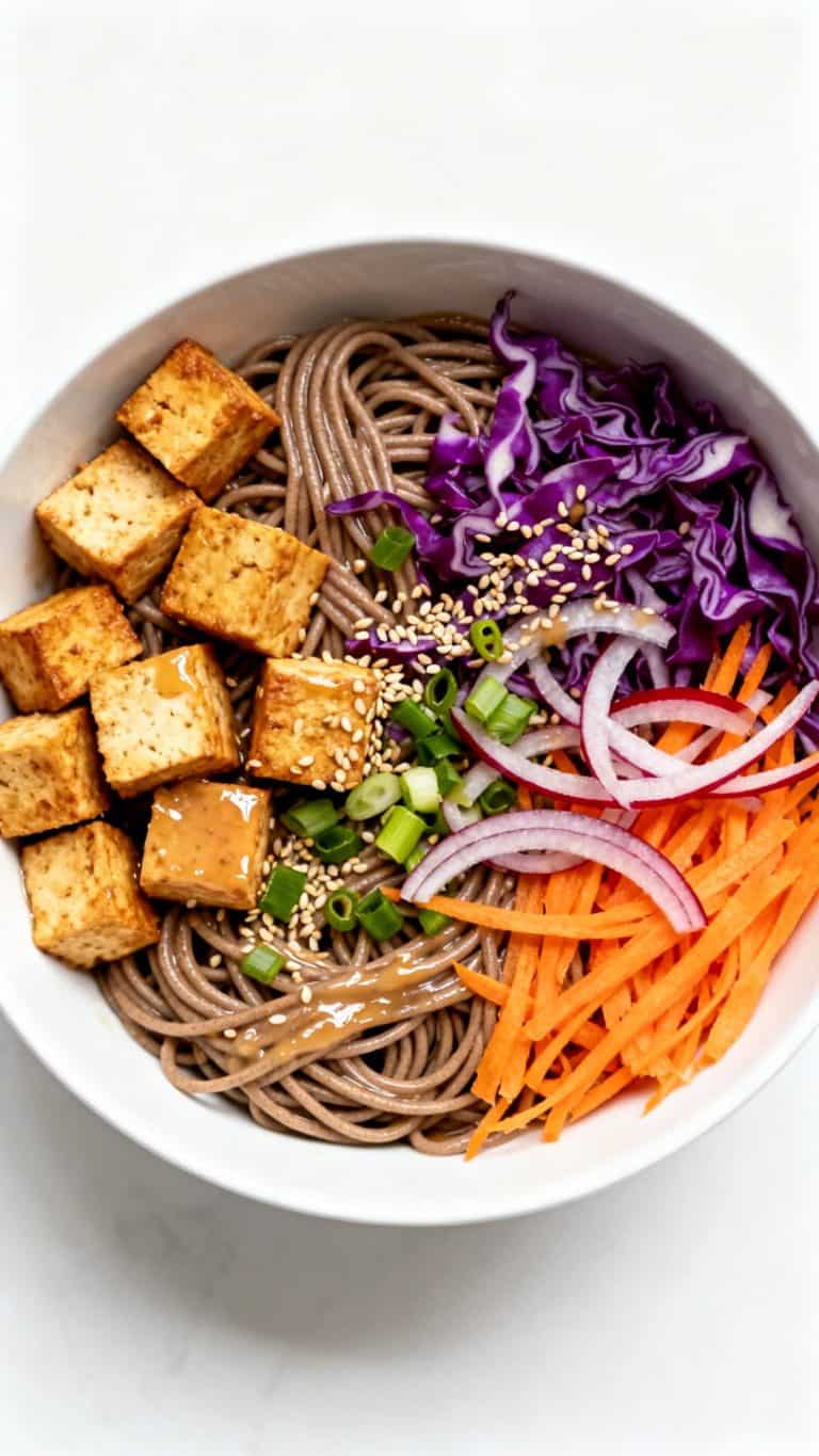 Tofu & Sesame Soba Salad