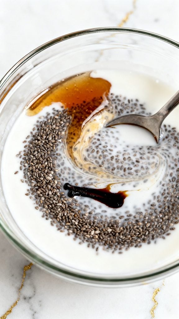 Blueberry Coconut Chia Seed Pudding