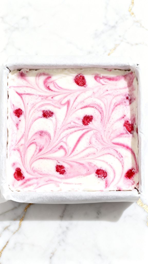 Raspberry Coconut Fudge