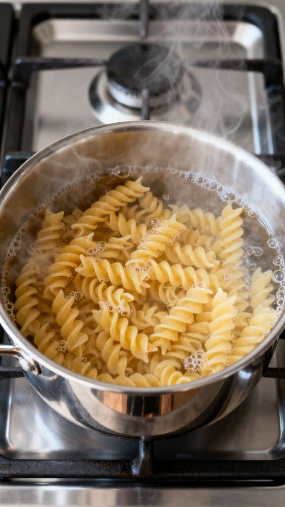 Buffalo Chickpea Pasta Salad