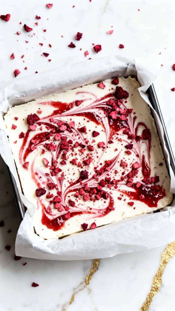 The Delightful Raspberry Swirl Fudge