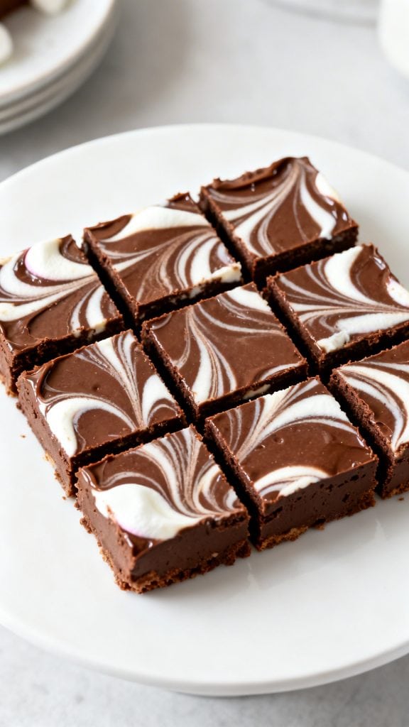 Marshmallow Swirl Fudge