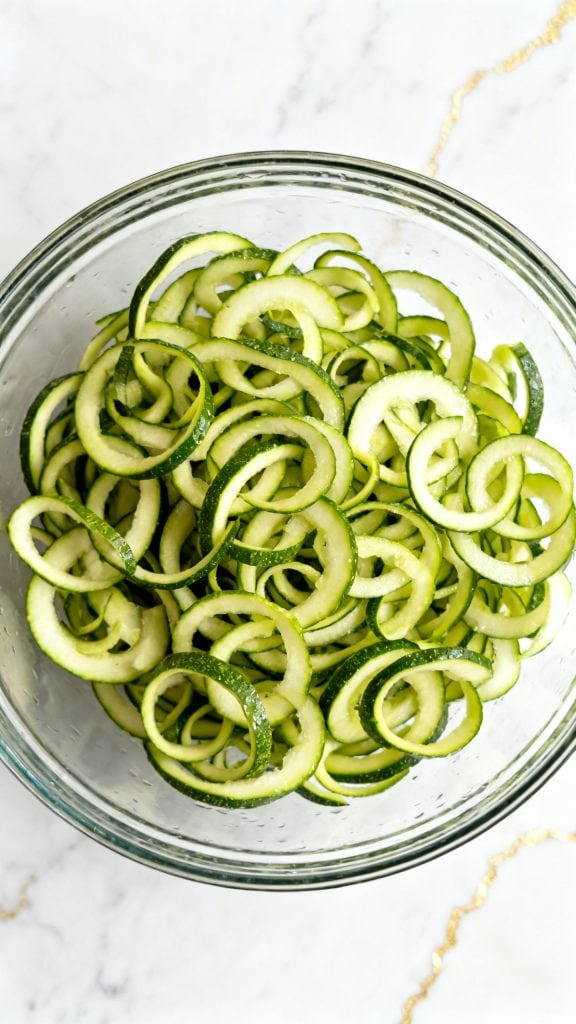 Zoodle Salad with Italian Dressing