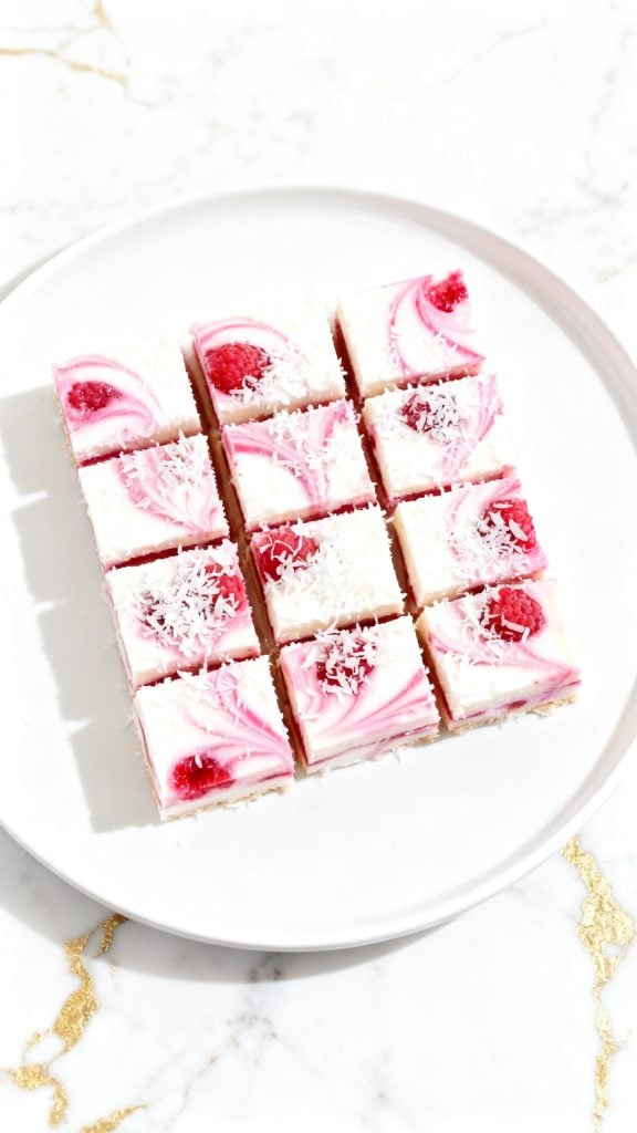 Raspberry Coconut Fudge