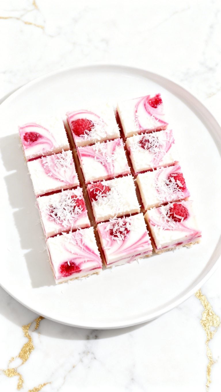 Raspberry Coconut Fudge