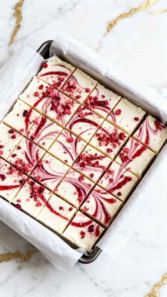 The Delightful Raspberry Swirl Fudge