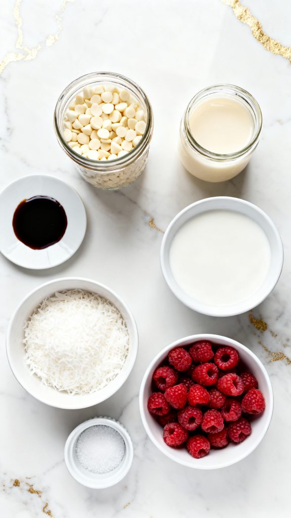 Raspberry Coconut Fudge