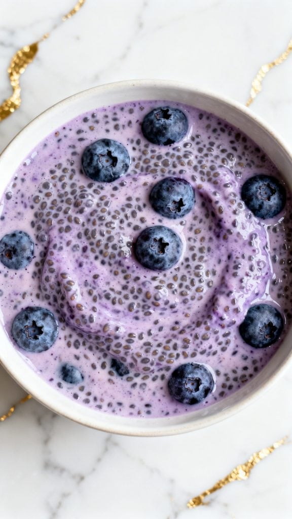 Vegan Blueberry Chia Seed Pudding