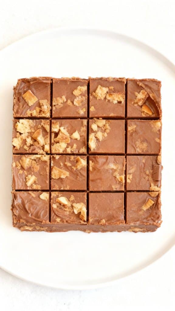 4-Ingredient Butterfinger Fudge