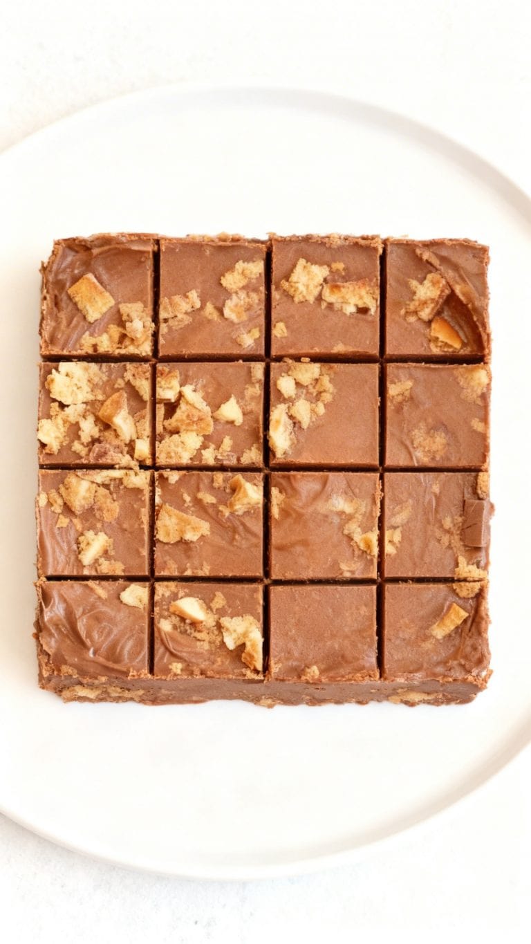 4-Ingredient Butterfinger Fudge