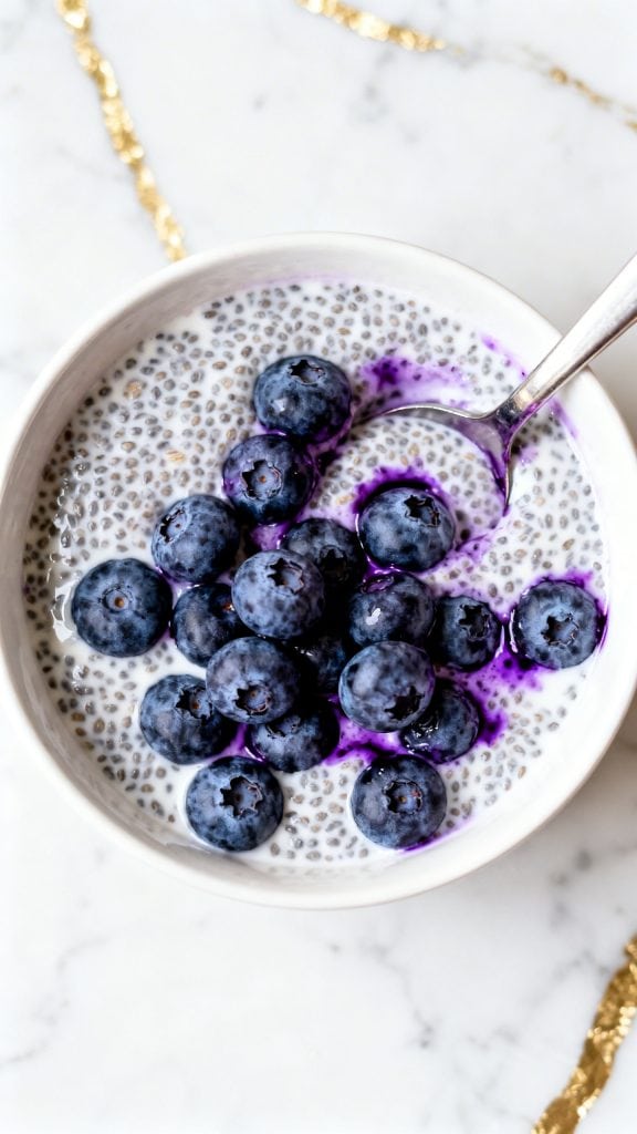 Vegan Blueberry Chia Seed Pudding