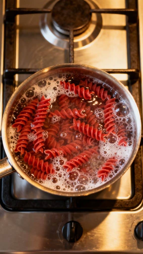 Red Lentil Pasta Salad