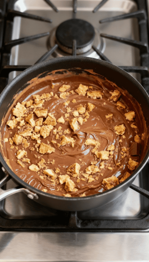 4-Ingredient Butterfinger Fudge