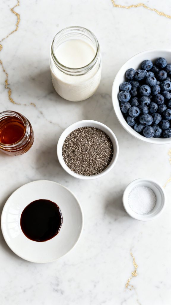 Vegan Blueberry Chia Seed Pudding