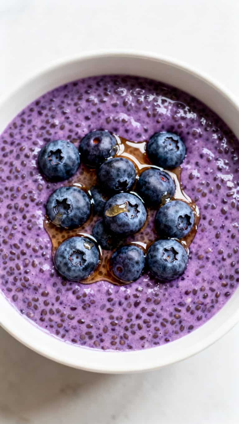 Vegan Blueberry Chia Seed Pudding