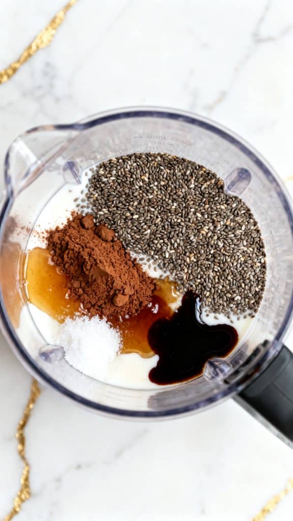 Cacao Blended Chia Pudding