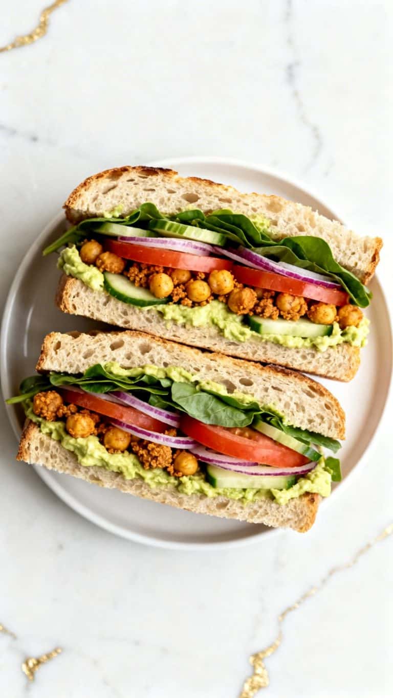 Creative Vegan Sandwich