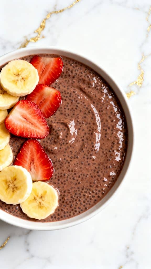 Cacao Blended Chia Pudding