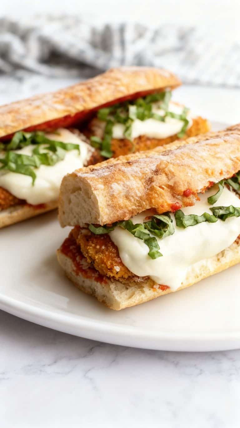 Vegan Tofu Parmesan Sandwiches