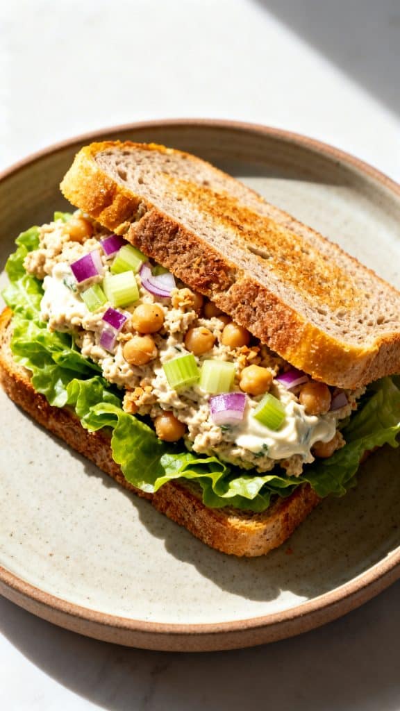 Delicious Vegan Chickpea Salad Sandwich