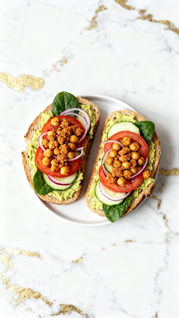 Creative Vegan Sandwich