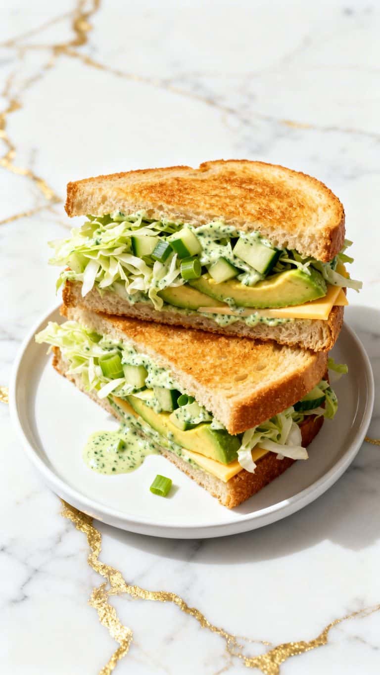 Green Goddess Salad Sandwich