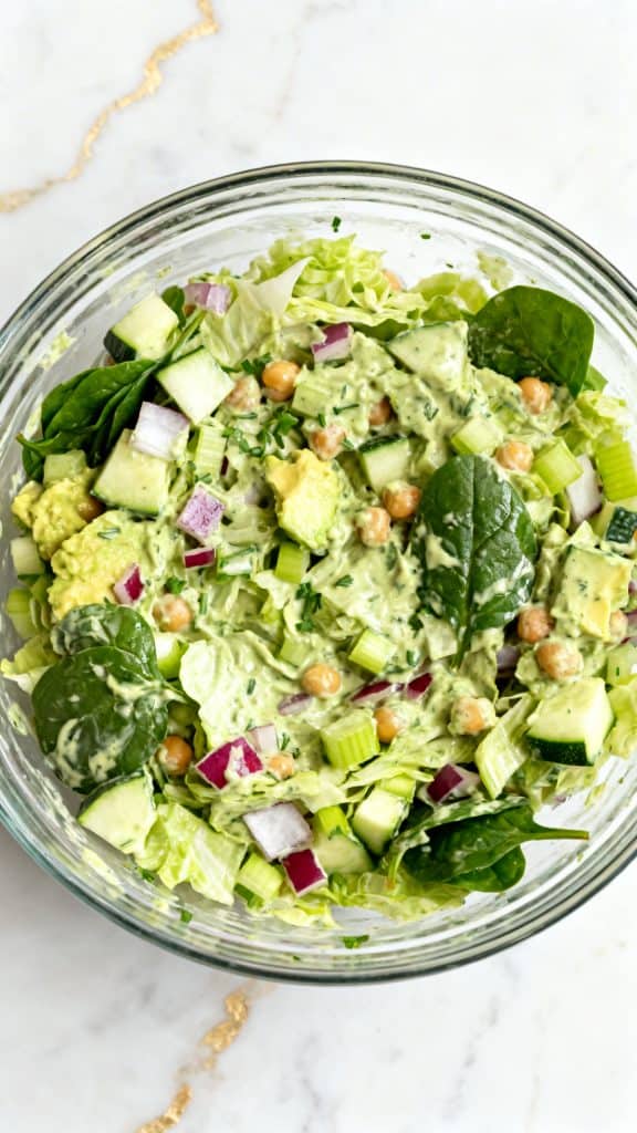 Vegan Green Goddess Salad Sandwich