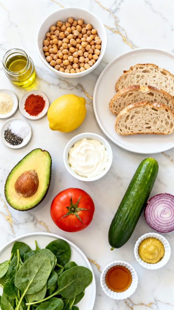 Creative Vegan Sandwich