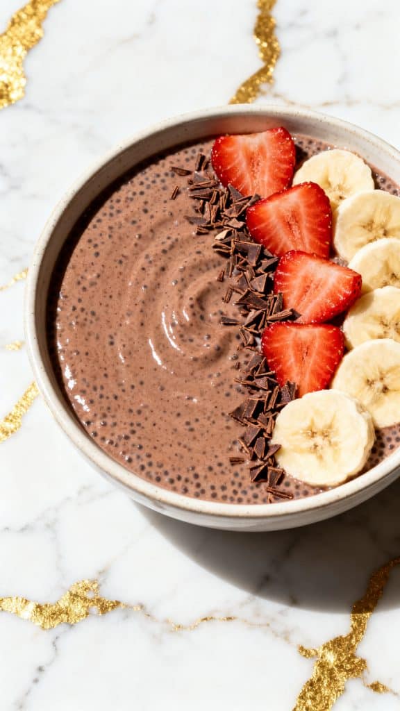 Cacao Blended Chia Pudding