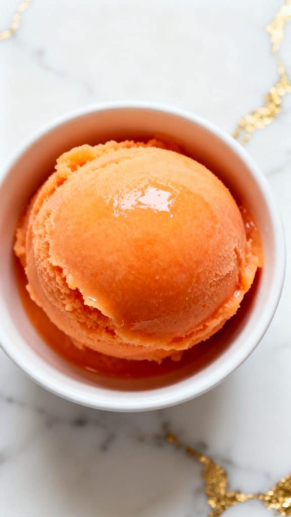 Ninja Creami Peach Sorbet