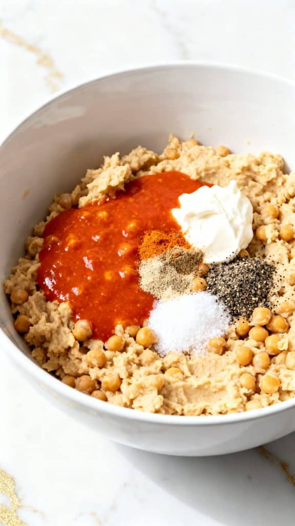 Vegan Buffalo Chickpea Salad Sandwich