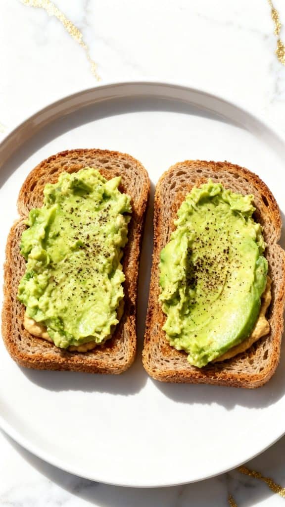 Vegan Hummus Avocado Sandwich