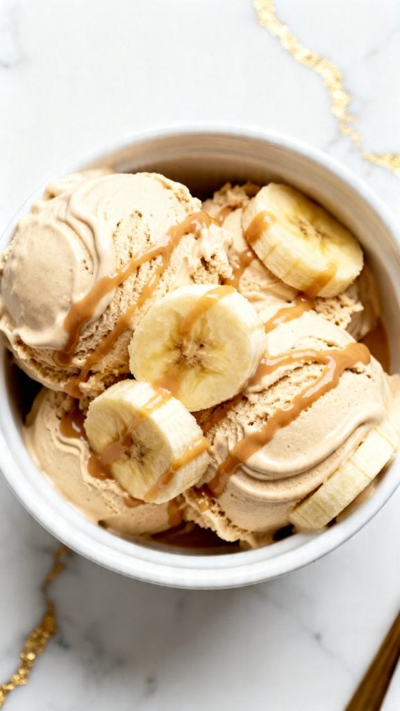 Peanut Butter Banana Ice Cream

