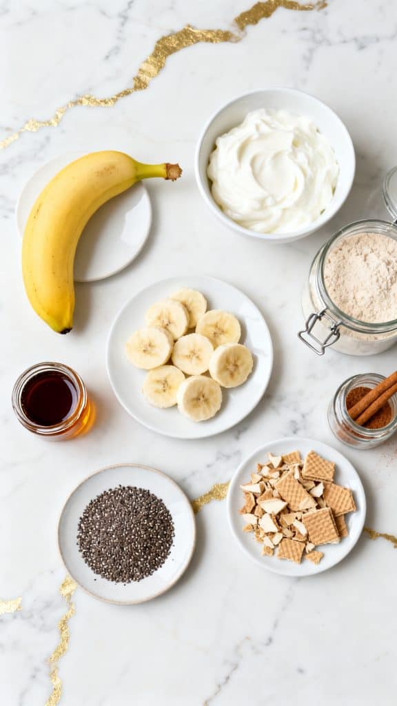 Banana Protein Yogurt Pudding