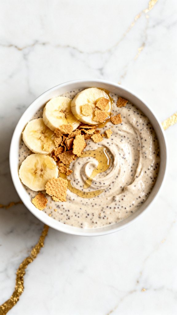 Banana Protein Yogurt Pudding