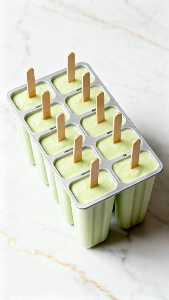 Vegan Honeydew Ice Cream Bars
