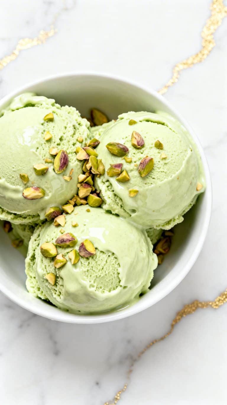 Mini Vegan Pistachio Ice Cream