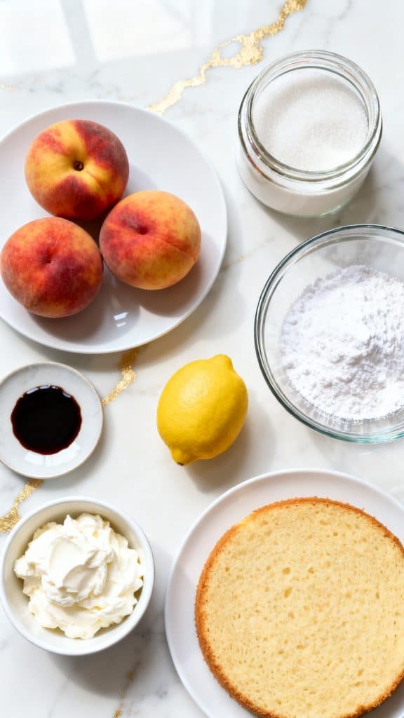 Peach Mousse Trifle