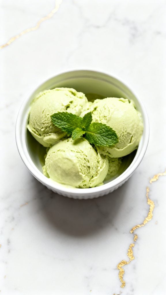 Vegan Avocado Ice Cream