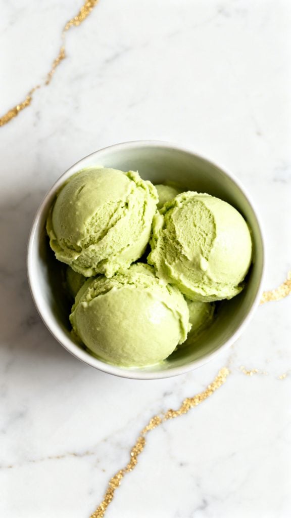 Vegan Avocado Ice Cream