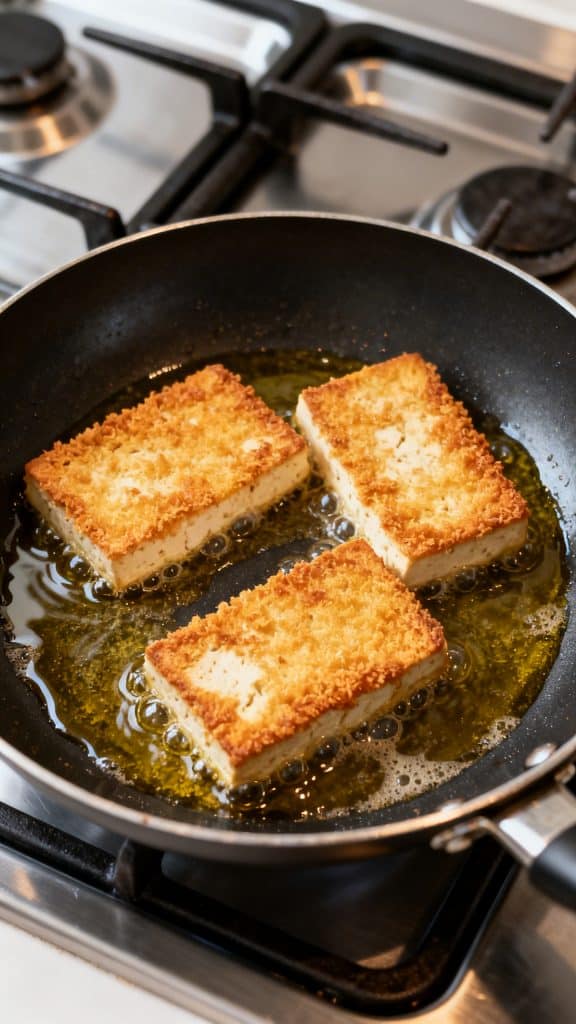 The Ultimate Vegan Crispy Tofu Caesar Sandwich