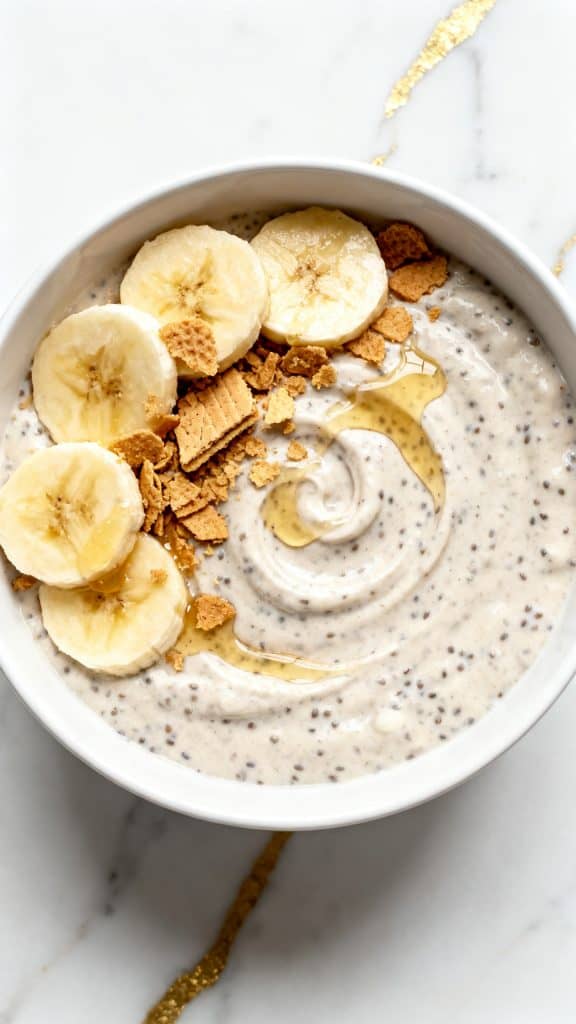 Banana Protein Yogurt Pudding