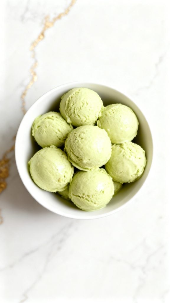 Mini Vegan Pistachio Ice Cream